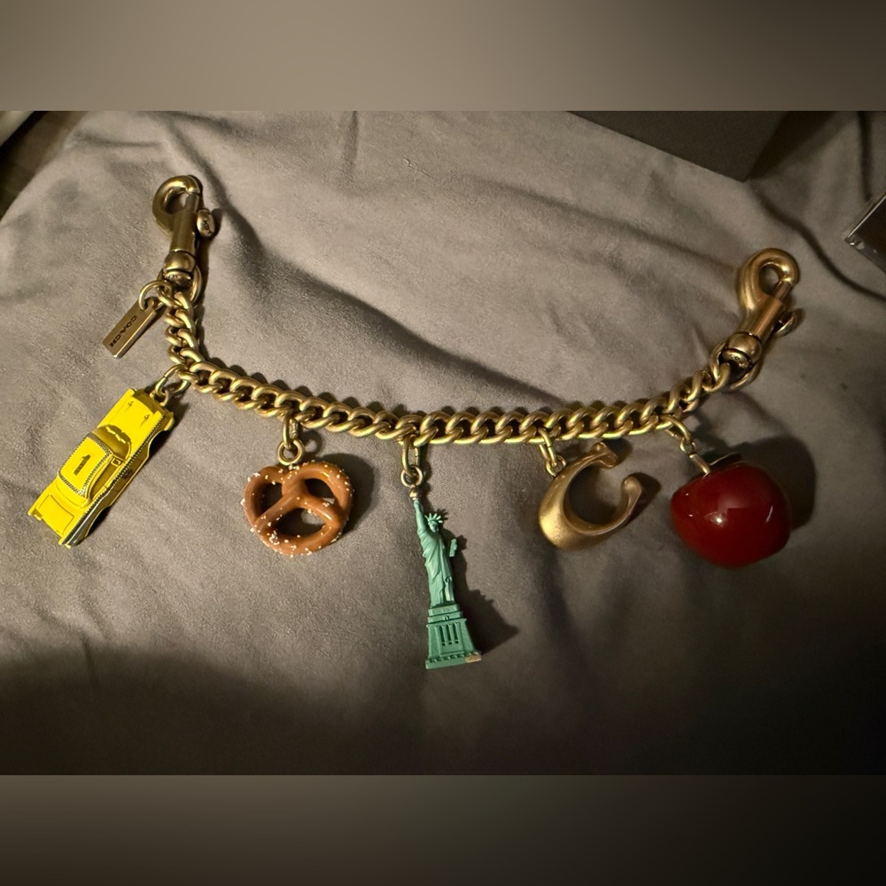 Coach NYC bag charm